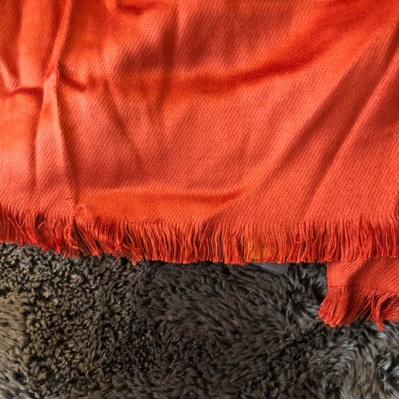 Vince Camuto Orange Scarf!!! - Picture 3 of 5